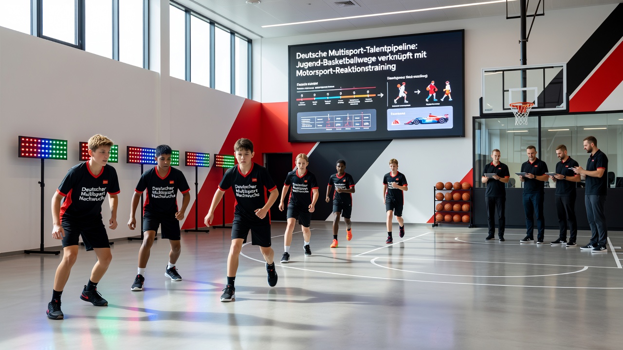 Handball-Auswahl und Motorsport-Reaktionstraining in deutschen Akademien