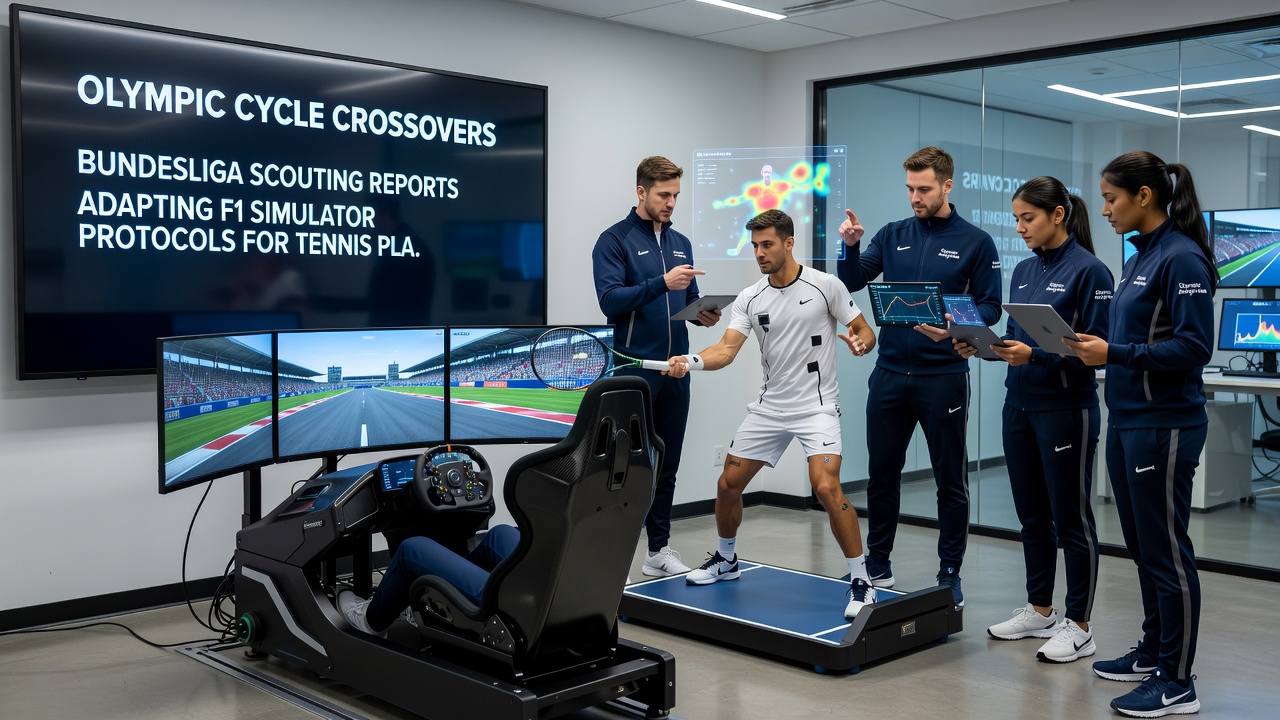 Tennisspieler absolvieren F1-Simulator-Trainingseinheiten als Teil deutscher Handball-Olympiavorbereitung