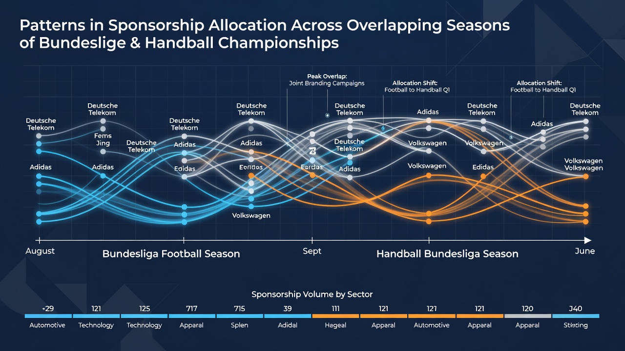 Detaillierte Grafik zu Sponsoringflüssen zwischen den Sportarten