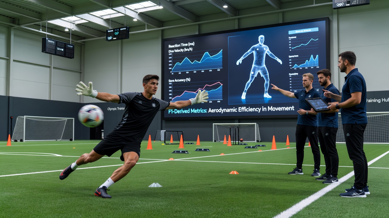 Handball-Torhüter nutzen Telemetrie-Daten während eines Trainingscamps zur Verfeinerung von Sprungtechniken