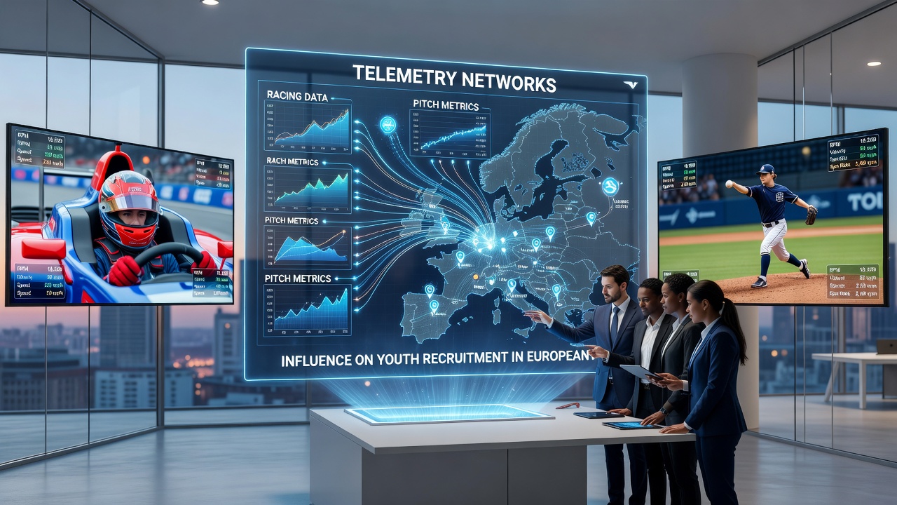 Visualisierung von Jugendathleten bei kombinierten Trainings mit vernetzten Sensoren aus Motorsport und Ballsport